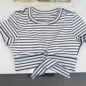 Robin Piccone Sailor Stripe Bikini Top - Small